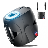 Portable Waist Fan Clip On Up to 40H Cooling, 14000RPM Powerful Airflow, 6000mAh Shirt Fans Rechargeable, 6 Speeds Body Fan with Neck Strap, Wearable Belt Fans for Outdoor Work Travel