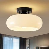 FUNNBIE Mid-Century Modern Semi Flush Mount Ceiling Lamp Fixture